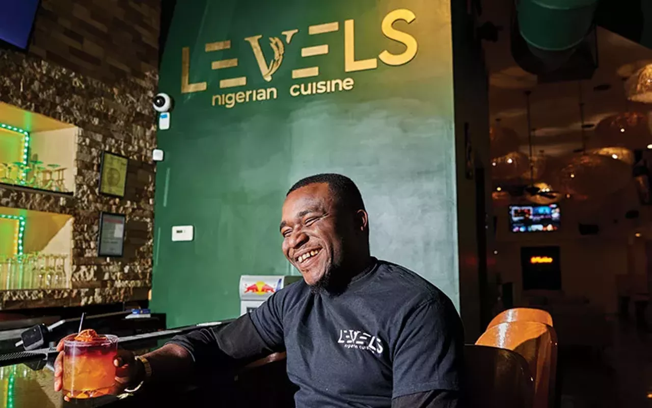 ono ikanone, co-owner of levels nigerian cuisine
