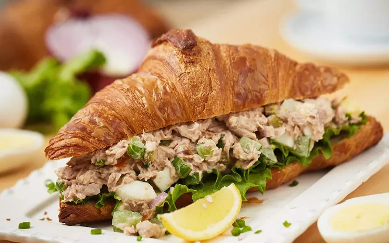 tuna fish salad sandwich