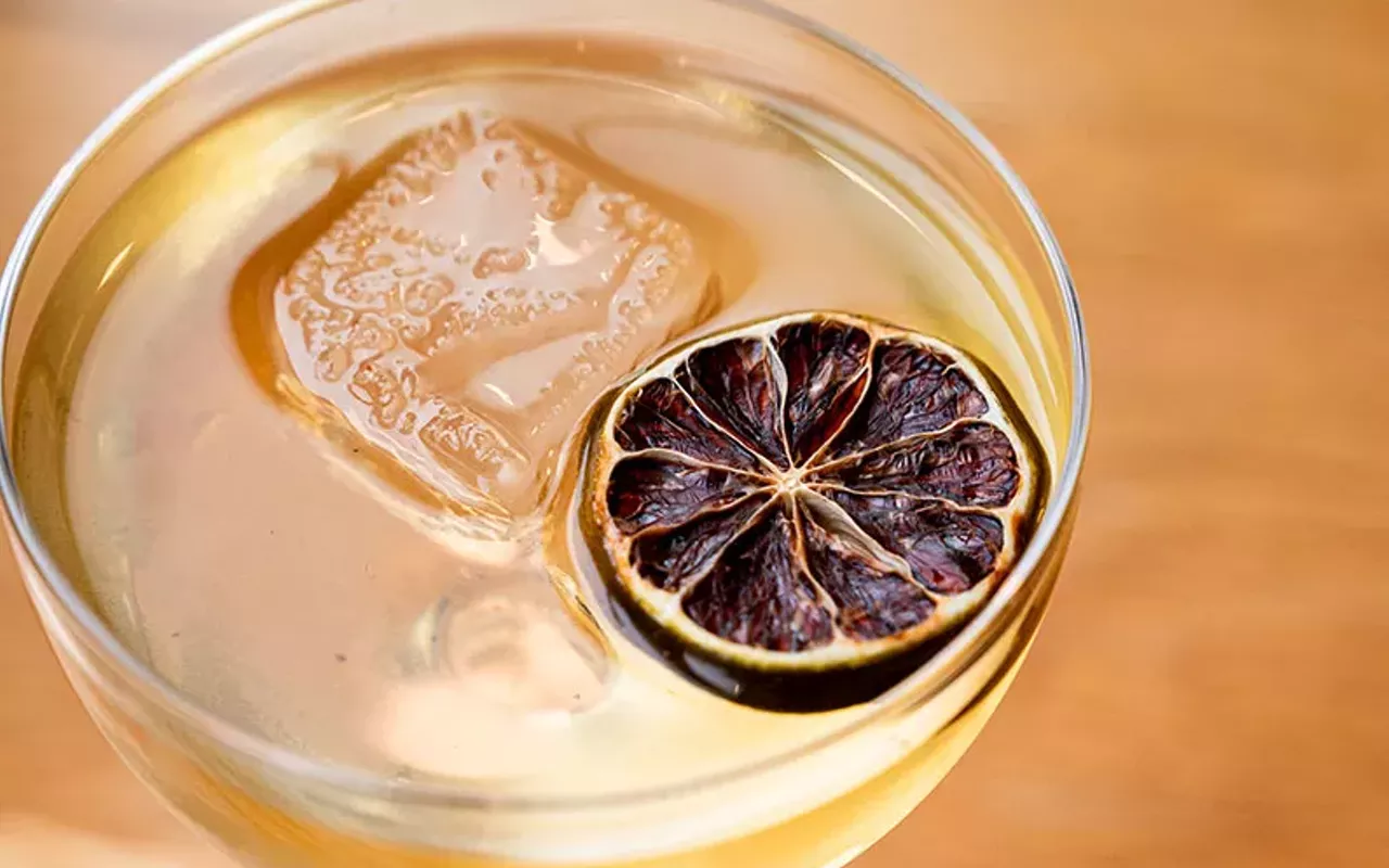 the polar bear cocktail at yellowbelly in the central west end