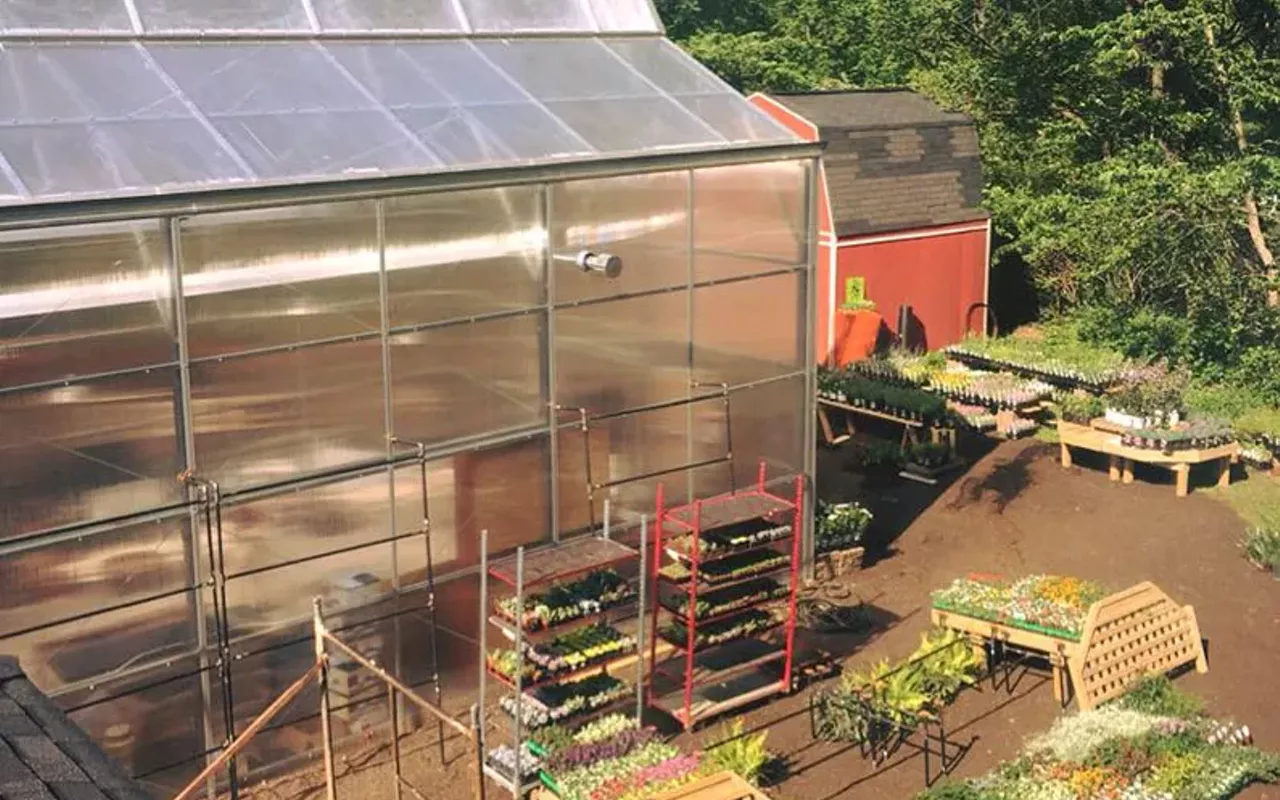 a greenhouse at maypop