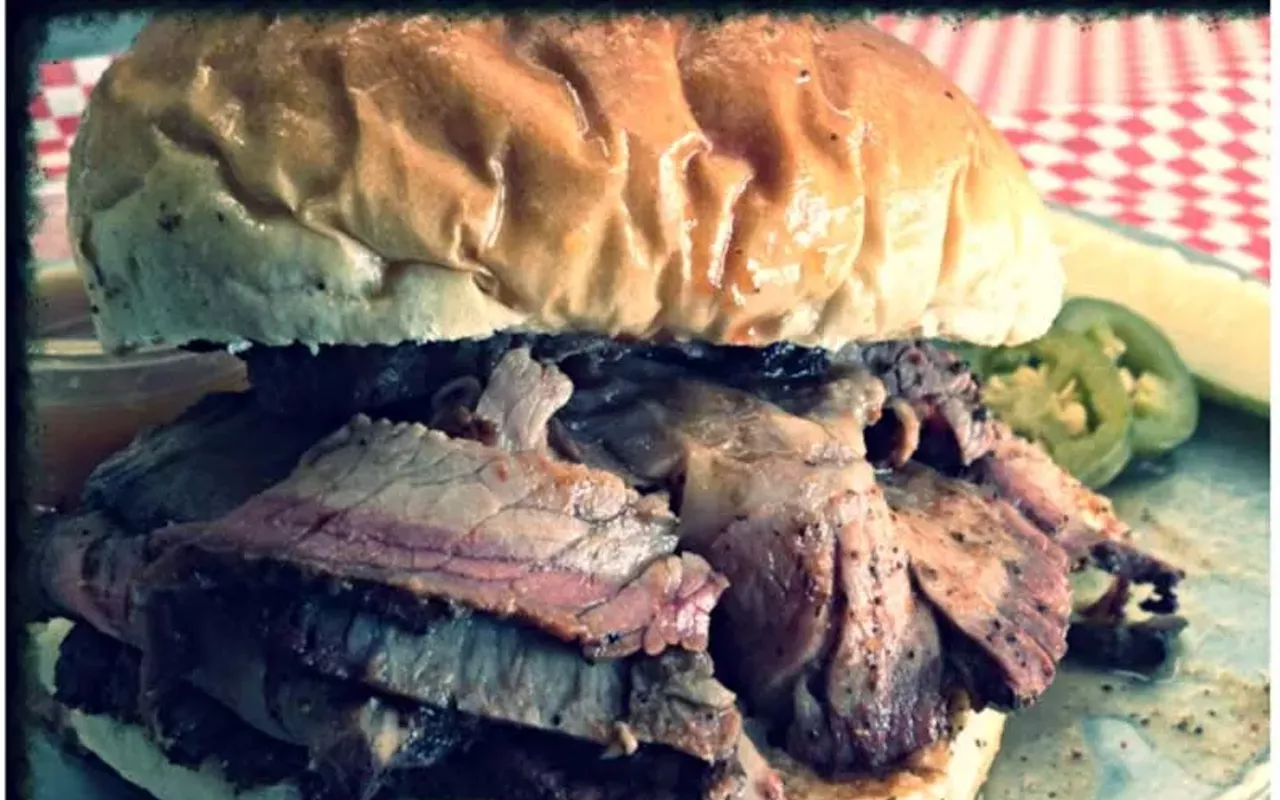 sandwich from ol' school smokehouse