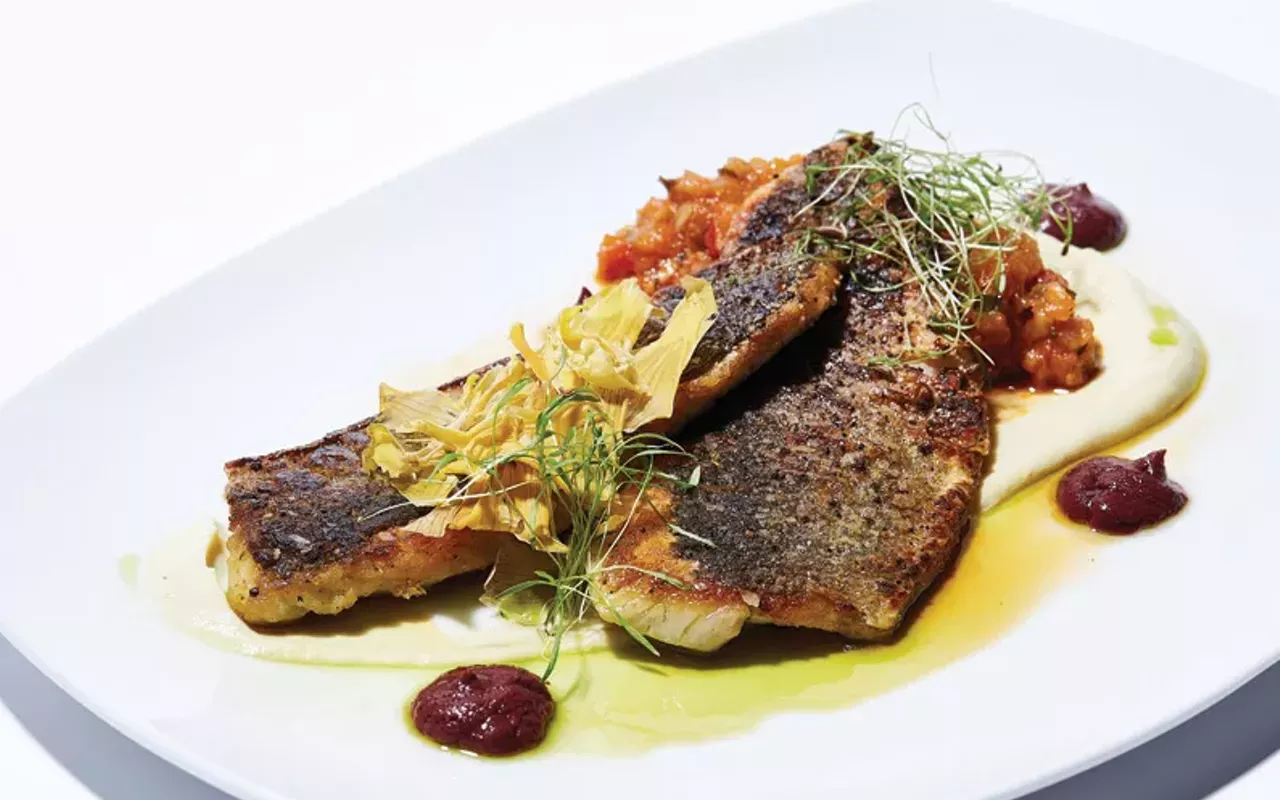 branzino at grand tavern by david burke