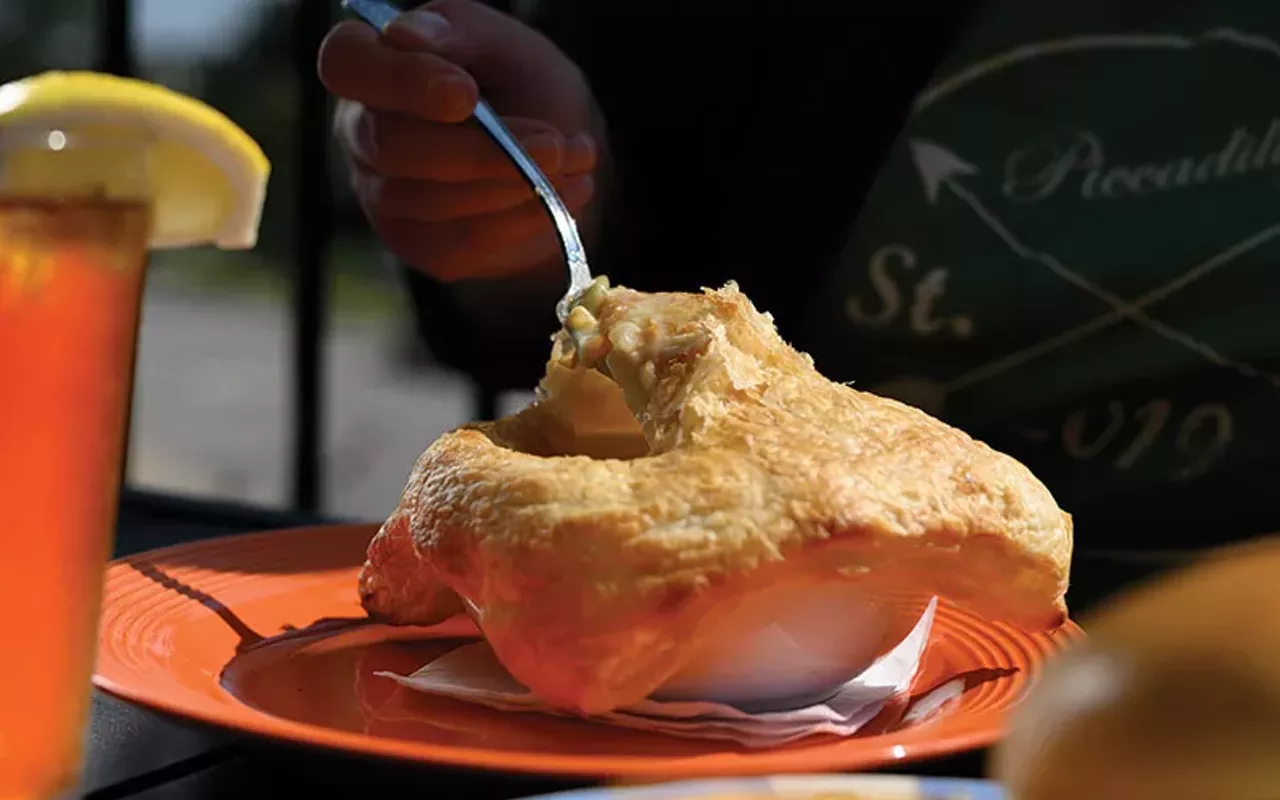 the chicken potpie at the piccadilly at manhattan