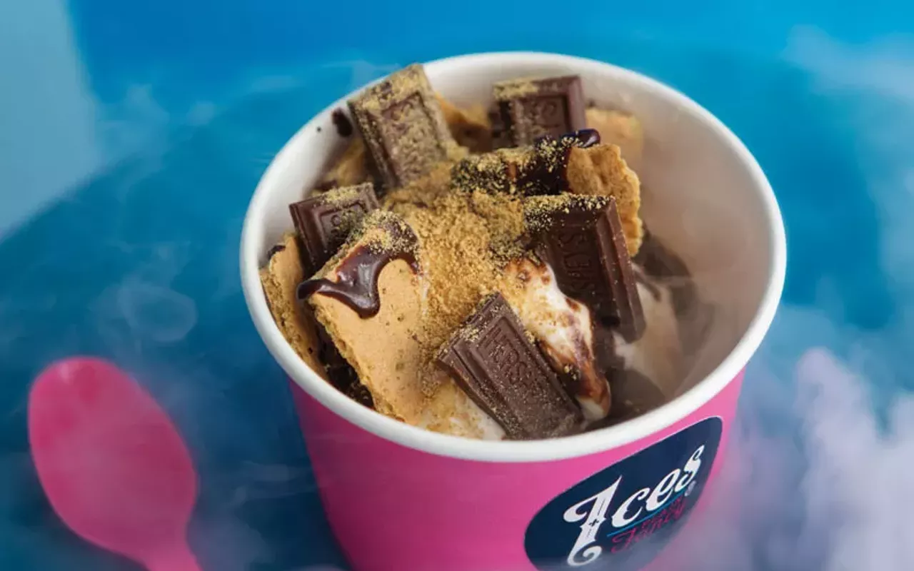 campfire s'mores nitro ice at ices plain & fancy